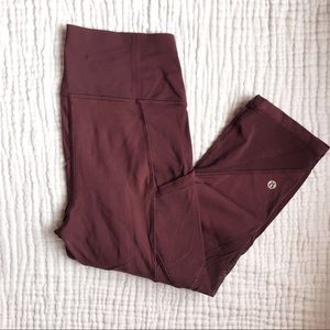 Fast & Free Crop Tights with mesh detail